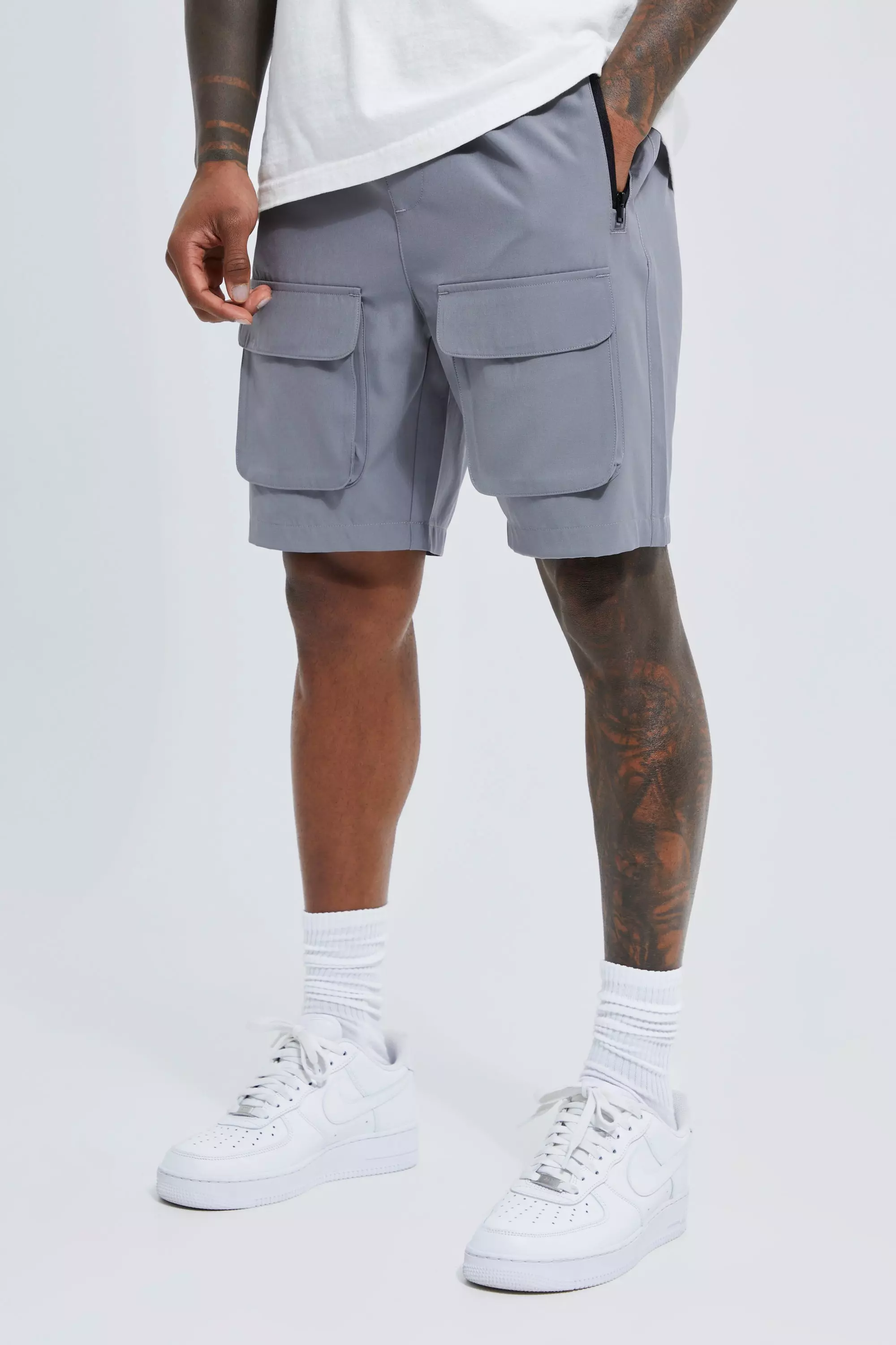 Front pocket sale cargo shorts